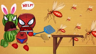 Kick The Buddy 2024 | The Buddy Melon VS Spider Buddy smash the bug, #iqgamerkick