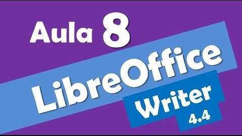 LibreOffice Writer Concursos # 8 - Informática - Versão 4.4 - Editor de Texto