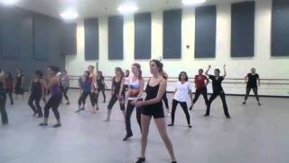 beginning jazz dance class