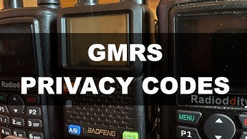 How Do GMRS Privacy Codes Work? (CTCSS Demonstration)
