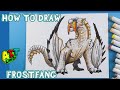 How to Draw FROSTFANG from MONSTER HUNTER!!!