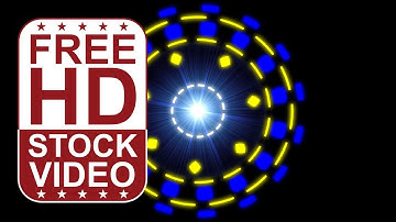 Free Stock Videos - colorful motion graphics random circular spin effect 2D animation