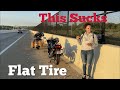 My Girlfriend Caught a Flat Tire on the Highway!