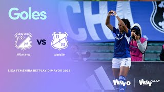 Millonarios vs. Medellín (goles) | Liga Femenina BetPlay Dimayor 2023 | Fecha 14