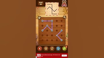 Line Puzzle String Art Level 59 (Oak)