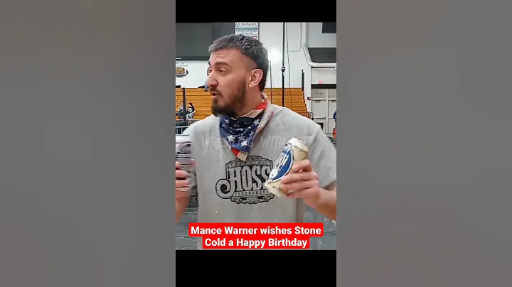 Mance Warner wishes Stone Cold Steve Austin Happy Birthday #wwe #wrestling #shorts