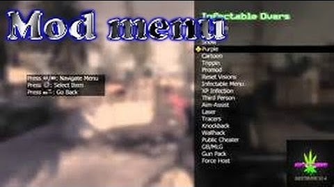 ★How to install PS3/XBOX Mod menu COD4 Purple Kush V4 No jailbreak★