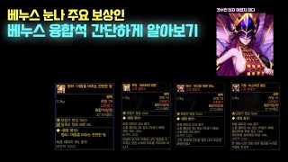 【던파】베누스 눈나 융합석 간단하게 알아보기