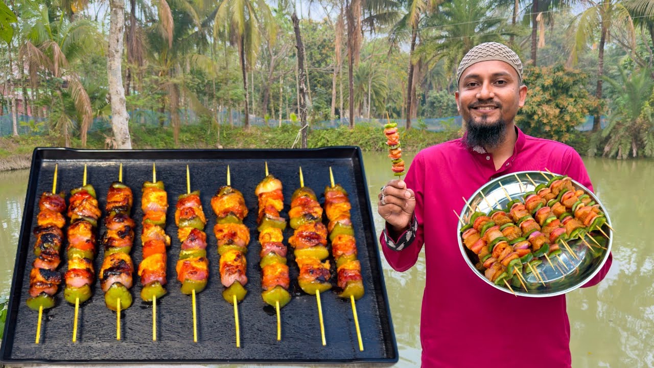 মাটির চুলার চিকেন সাসলিক দিয়ে ইফতার | Clay Stove Chicken Shashlik for Iftar | Robin The Storyteller