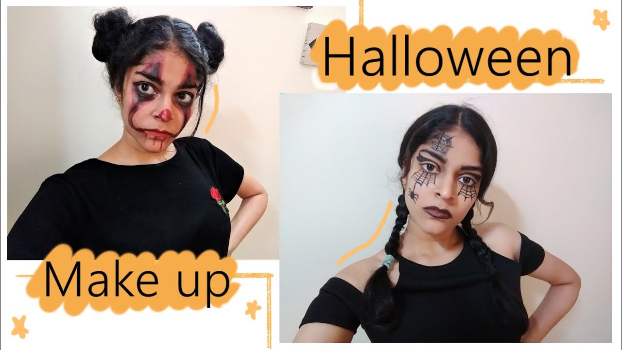 Scary HALLOWEEN make up!!👻 YouTube(02)