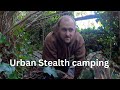 Stealth camping in the bushes