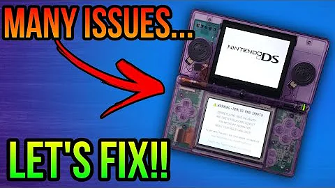 Repairing and MODDING an Attempted Shell Swap DS Lite!