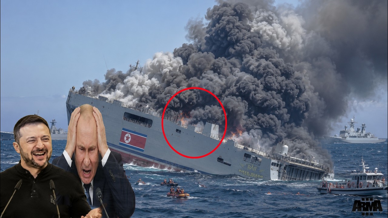 5 MINUTES AGO! Russia's only aircraft carrier sank during the first F-35 operation in Ukraine