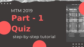 Part 1 quiz solution | Master the Mainframe 2019 | IBM MTM 2019