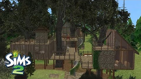Tree House🌲Sims 2 Speed Build