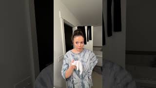 NIGHTTIME ROUTINE AFTER A NIGHT OUT #shorts