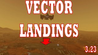 Vector Landing Tutorial  How to do Pro Landings!  Star Citizen 3.23