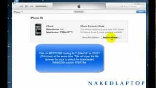How to install whited00r 6 (iPhone3G_Normal_WD6.exe) on iPhone 3G iOS 4.2.1 with error 1604