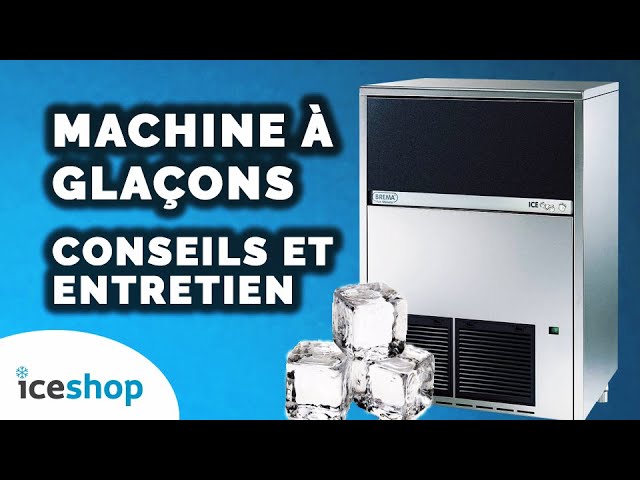 Entretien d'une machine à glaçons et glace pilée BREMA - ICESHOP 