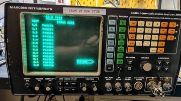 Marconi 2955 Test Set Demo and PLL Repair