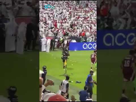 الأحداث كاملة شاهد اشتباكات الجمهور الإماراتي مع لاعبين قطر