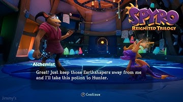 Spyro 2 (Reignited Trilogy) - Escorting the Alchemist orb