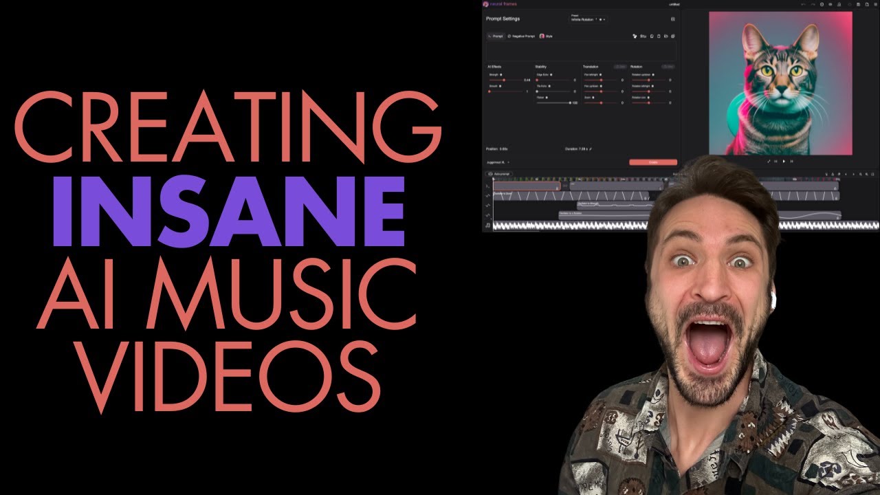 How to create an AI music video in 10 minutes with a visual synthesizer (NEW WALKTHROUGH)