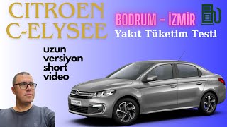 CITROEN C-ELYSEE 1.5 HDI UZUN YOL YAKIT TÜKETİM TESTİ SHORT VİDEO by YAKIT CİMRİSİ 610 views 1 month ago 2 minutes, 23 seconds