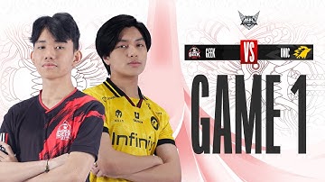 GEEK FAM vs ONIC | Regular Season WEEK 1 DAY 4 | GAME 1 | #MPLIDS12