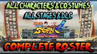 Old Naruto Storm 4 Road To Boruto All Characters With Costumes And Dlc Complete Roster & Stages