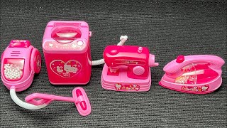 Hello Kitty Pink Household Sewing Machine Set Satisfying with Unboxing Compilation Toys ASMR #152