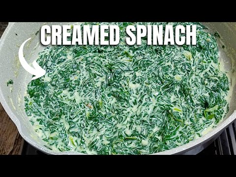 Simple Creamy Spinach Recipe | Wanna Cook