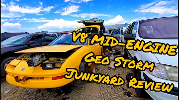 A Fun bright yellow Geo Storm! Junkyard Review