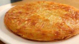 Potatoes and Eggs Recipe | Grated Potato Omelette | Simple Healthy Breakfast | Potato and Egg recipe