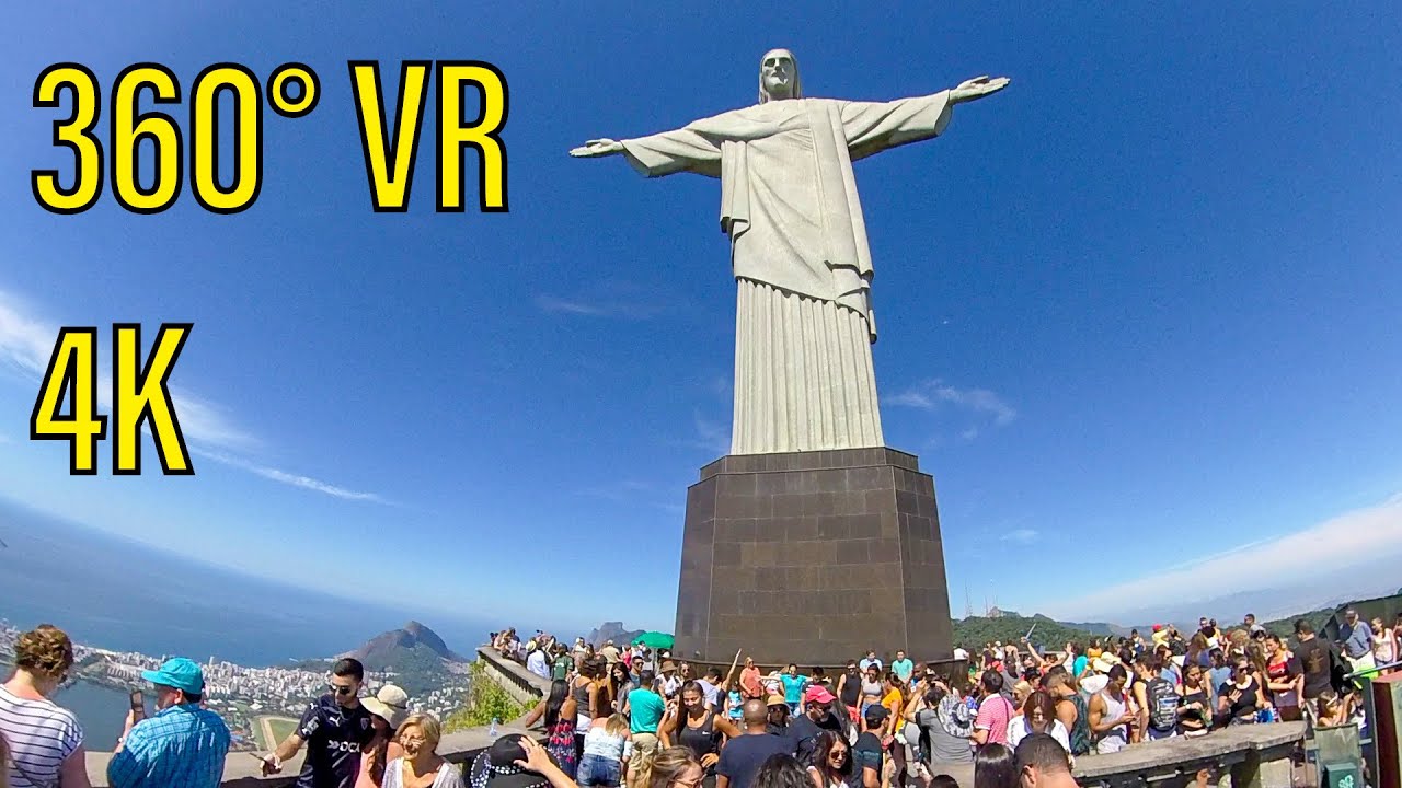 Vr360度動画 4k コルコバードのキリスト像 ブラジルのリオデジャネイロ Youtube