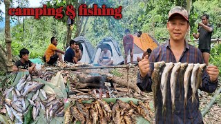 Camping & fishing || a very beautiful jii koro river at Tode village, arunachal pradesh.