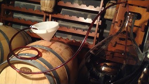#8 Making Wine (Part 8) Second Racking (Into Barrel)