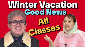 Winter Vacation 2025-2026 for all classes in J&K, Sakina Itoo annouces 