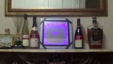 Arduino Controlled Youtube Infinity Mirror Play Button