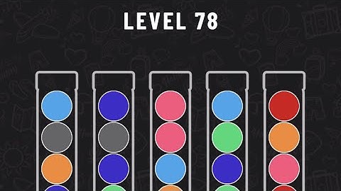 Ball Sort Puzzle Level 78 #ballsortpuzzle #puzzlegame #ballsortpuzzlegameplay #mobilegames