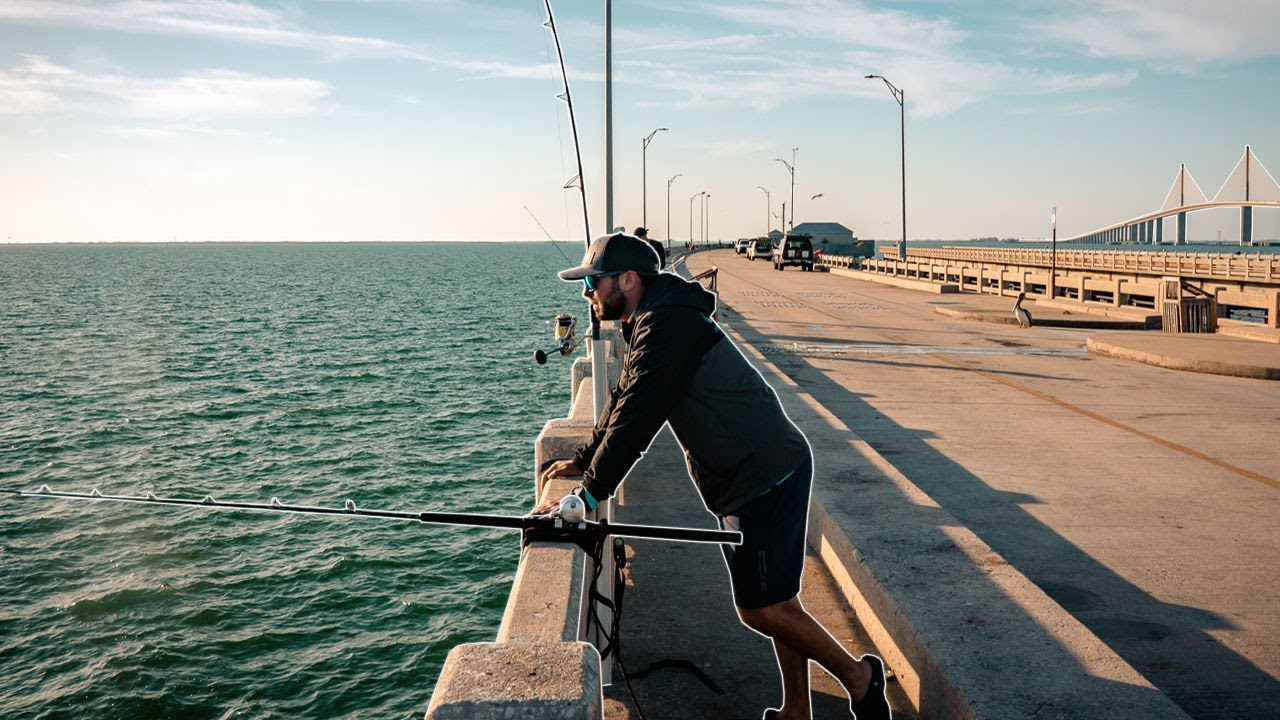 Skyway Fishing Pier - Learning The Trolley Rig For King Mackerel 