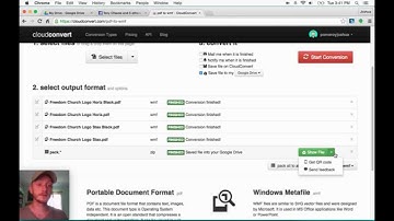 Quick Tip - PDF to WMF Using Cloud Convert