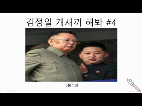 [쓰는남자] (5분소설) 김정일 개새끼 해봐 #4