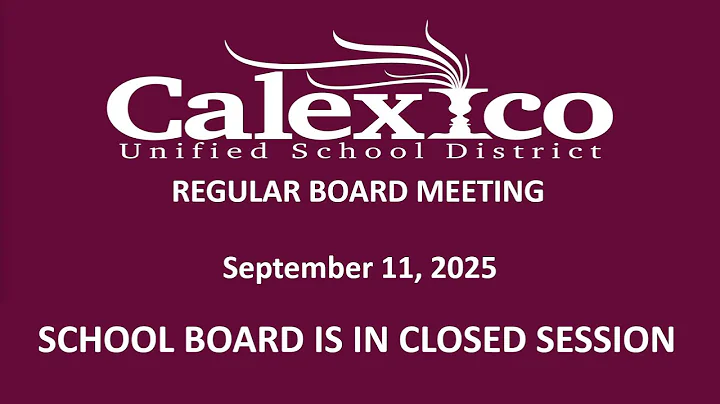 CUSD Regular Board Meeting - September 11, 2025 - Part 4