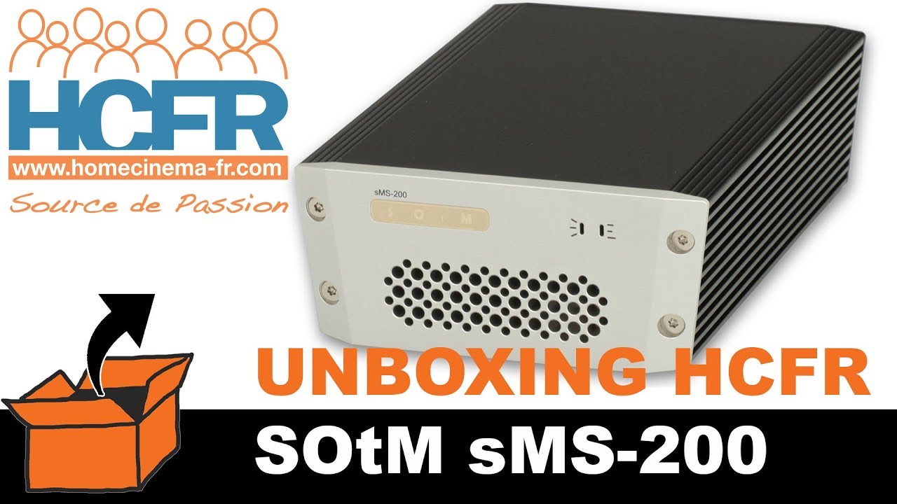HCFR SOtM sMS-200 unboxing