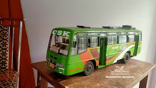 2017 MODEL ASHOK LEYLAND BUS MINIATURE