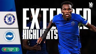 Chelsea 1-0 Brighton | EXTENDED Highlights | Carabao Cup 3rd Round 2023\/24 | Chelsea FC