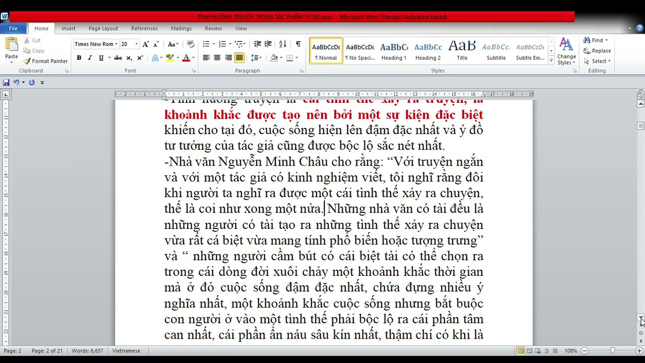 TÌNH HUỐNG TRUYỆN TRONG TÁC PHẨM TỰ SỰ docx   Microsoft Word Product Activation Failed 2025 02 18 20