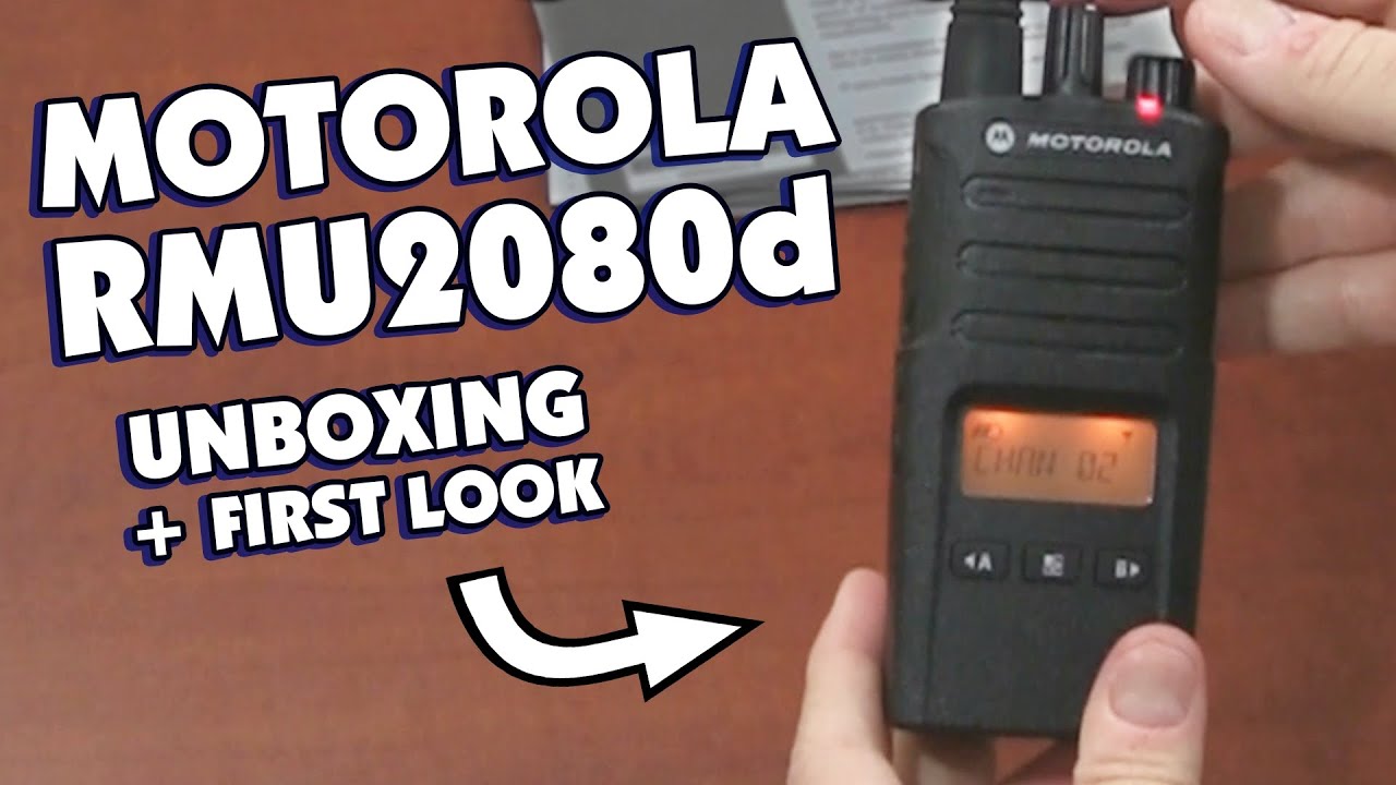 Pack of Motorola Professional RMU2040 Business Two-Way Radio with Watts Channels Military Spec 20 Floor Range - 2