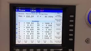 3-Phase PFC record of 6KW DC-AC converter.